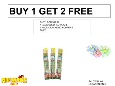 BUY 1 GET 2 FREE ROMAN CANDLE
